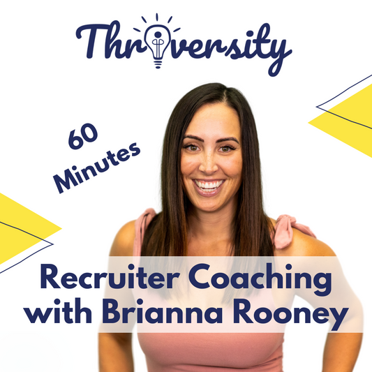 Recruiter Coaching Session with Brianna Rooney, The Millionaire Recruiter (60 min)