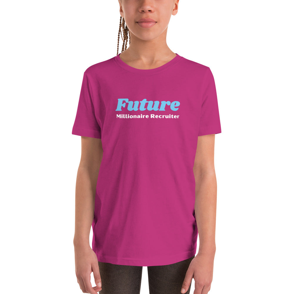 Future Millionaire Recruiter Youth Short Sleeve T-Shirt